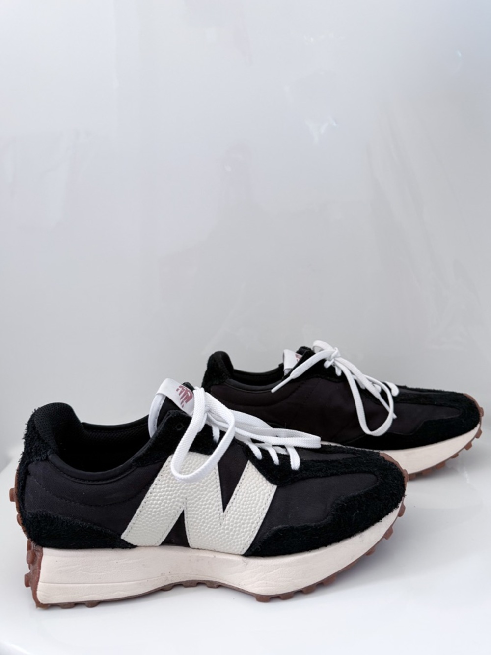 New Balance 327 Black and White Women's Sneakers